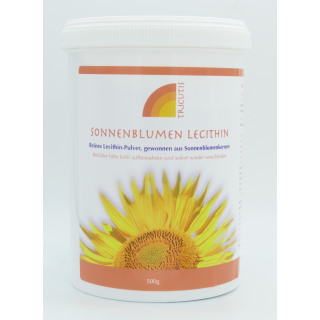 Tricutis Sonnenblumen Lecithin Pulver 500 g Cholin und Phospholipide MHD 10.2025